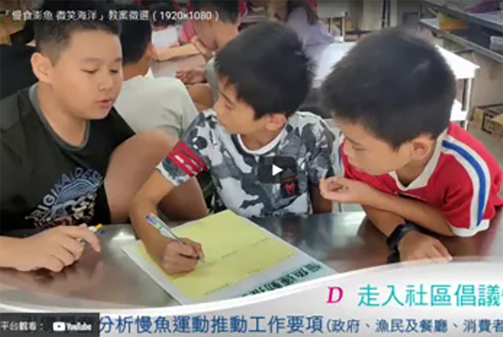 澎湖縣馬公國民小學：慢食澎＂魚＂　微笑海洋