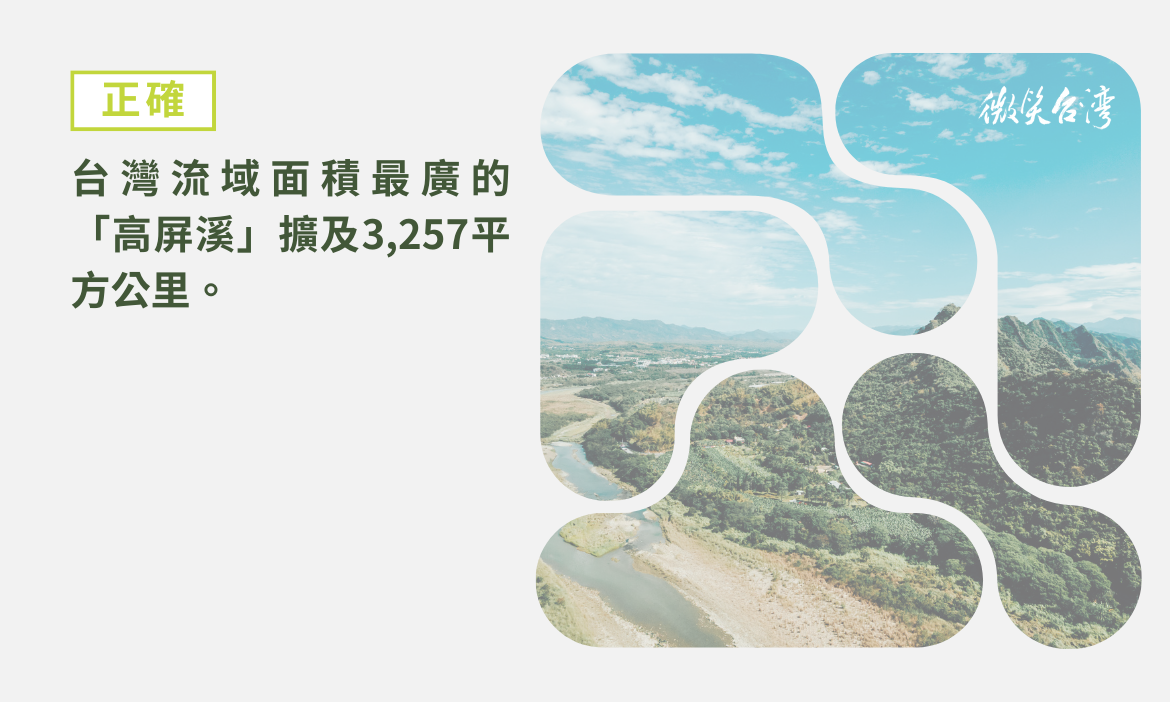 第五題：台灣流域面積最廣河流