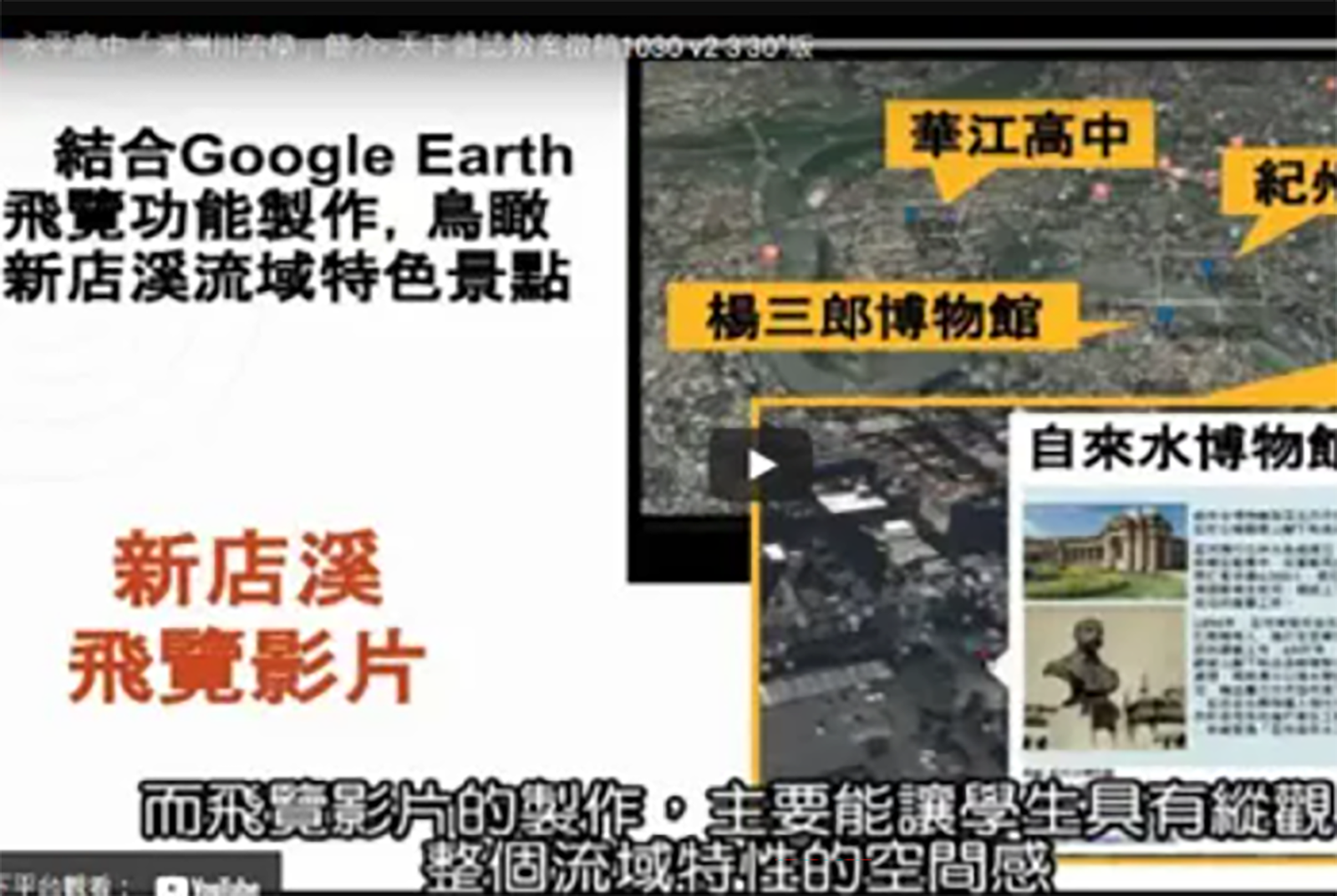 新北市永平高級中學：深化在地學習之問題與專題導向學習模式(PBL&amp;PBL)－以溪洲川流學為例