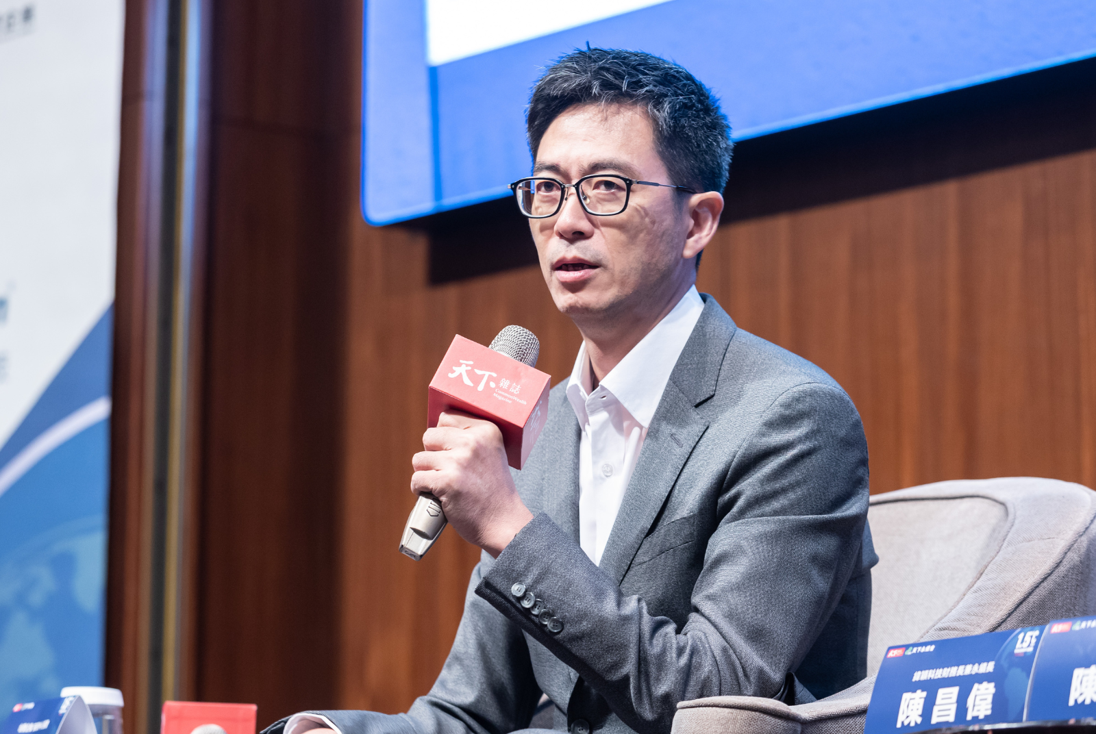 緯穎科技財務長兼永續長陳昌偉：「我們會努力不放棄，朝1.5℃邁進。」
