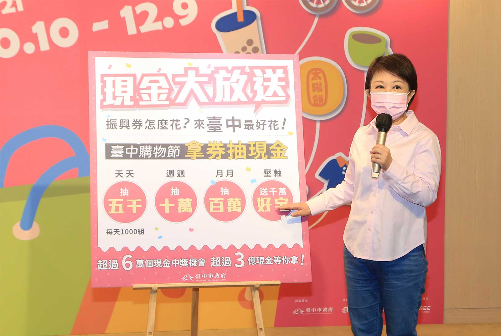 2021臺中購物節開跑  振興消費，帶動上百億商機 迎向富市臺中願景