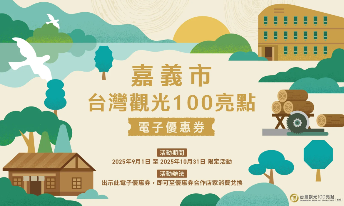 一張券，走進嘉義市的風格日常