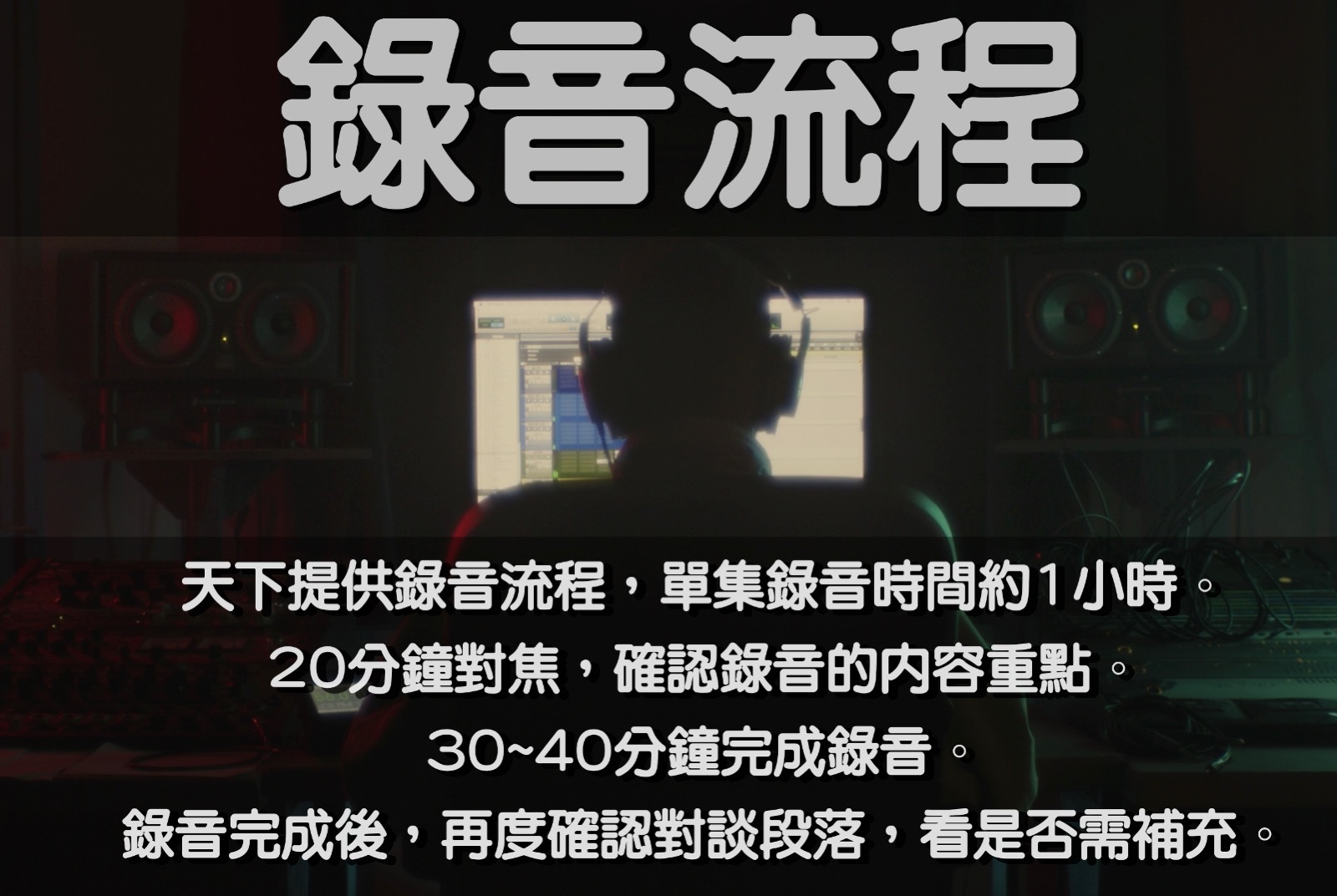 錄音流程