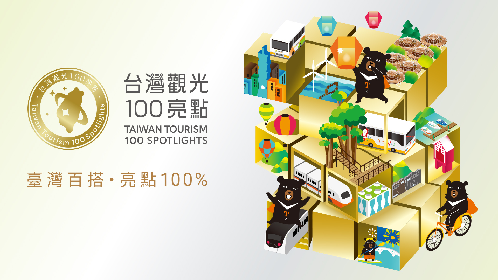 台灣觀光100亮點 發現臺灣魅力  探索四季之美