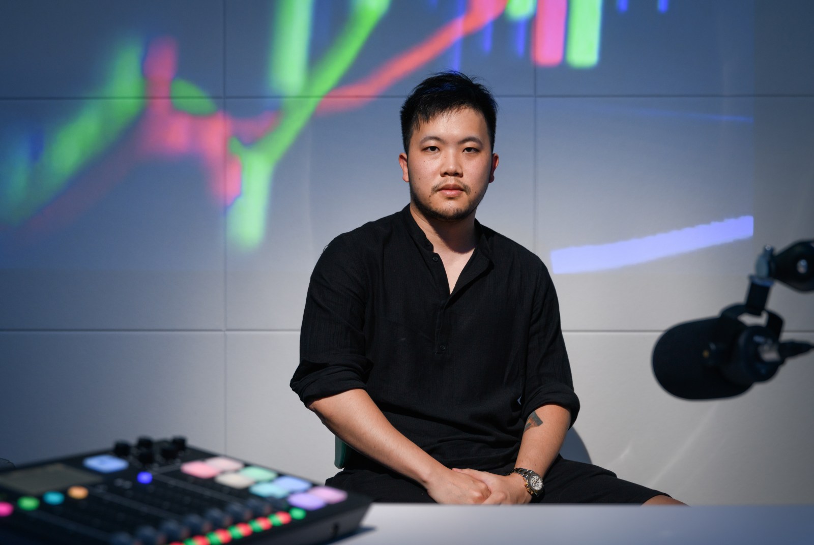 《股癌》教理財，長踞第一。（謝佩穎攝）