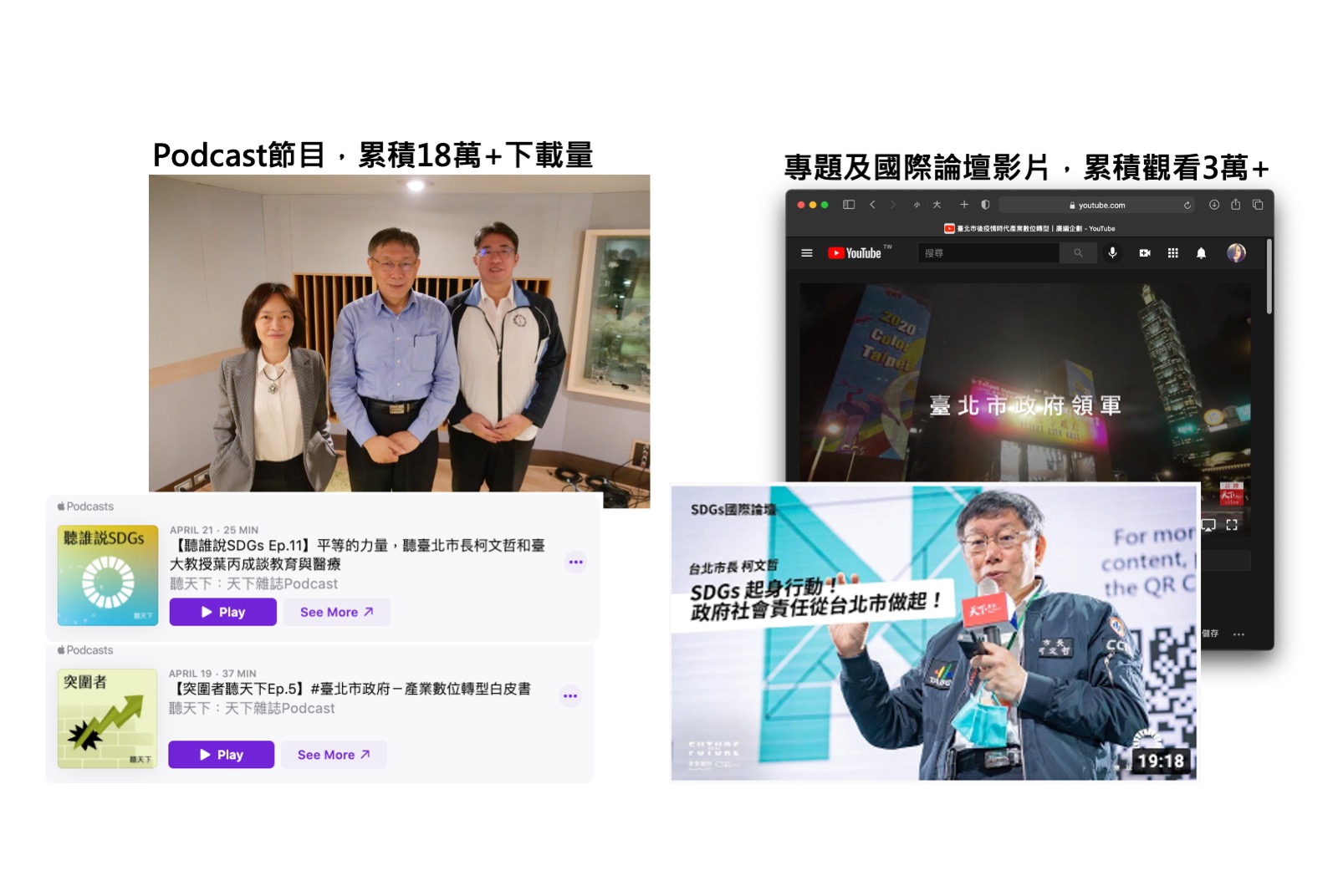 影片及Podcast讓政策傳達更完整