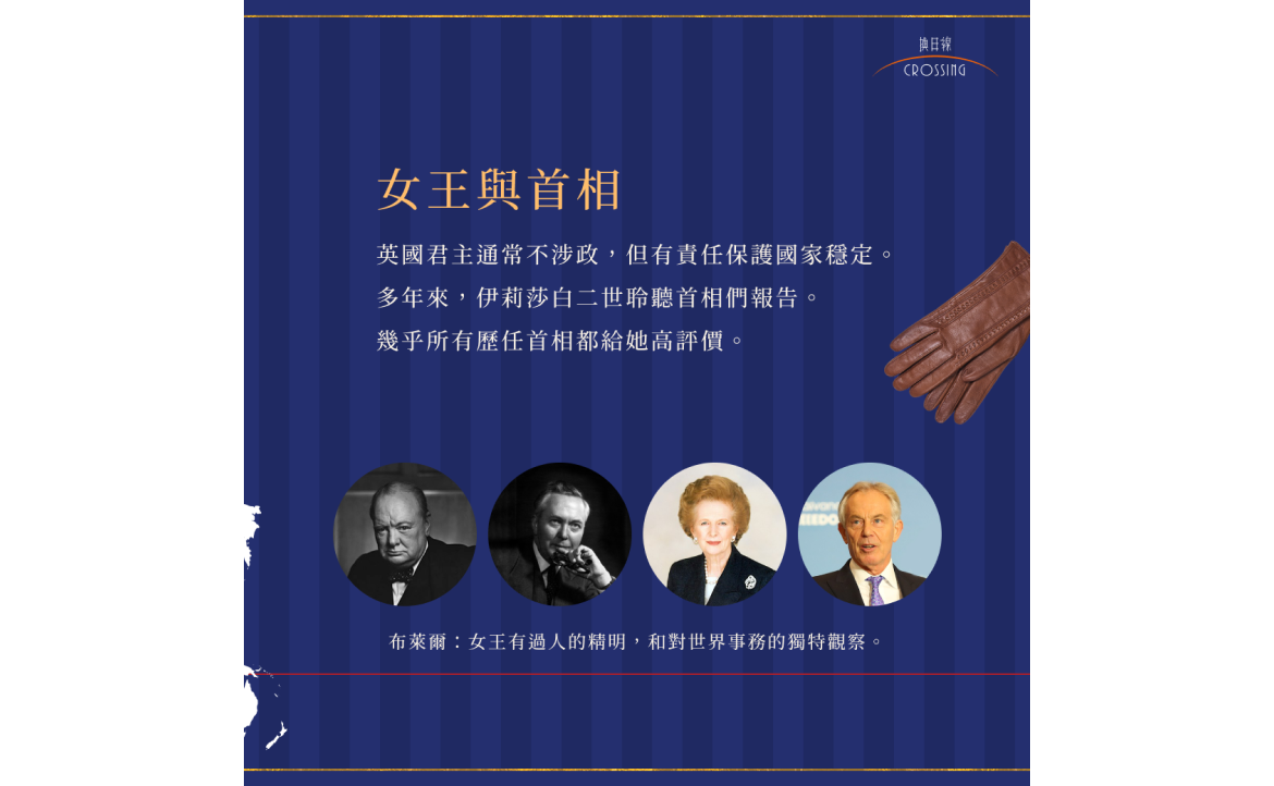 過去 70 年，受女王任命組建政府治國理政的首相共有 15 位。