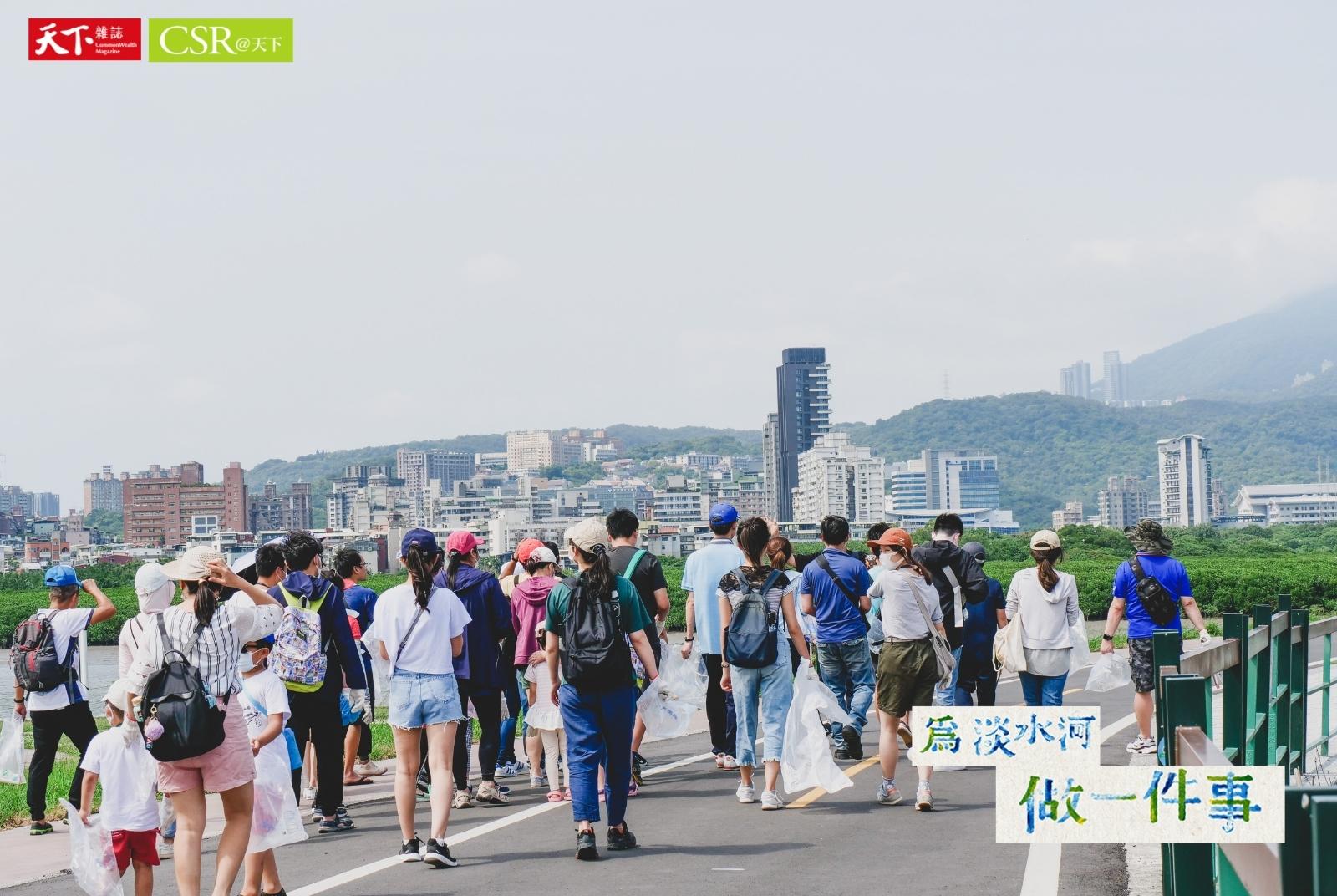 與北藝大團隊、近百位水系公民，母親節守護母親河｜2021．為淡水河做一件事