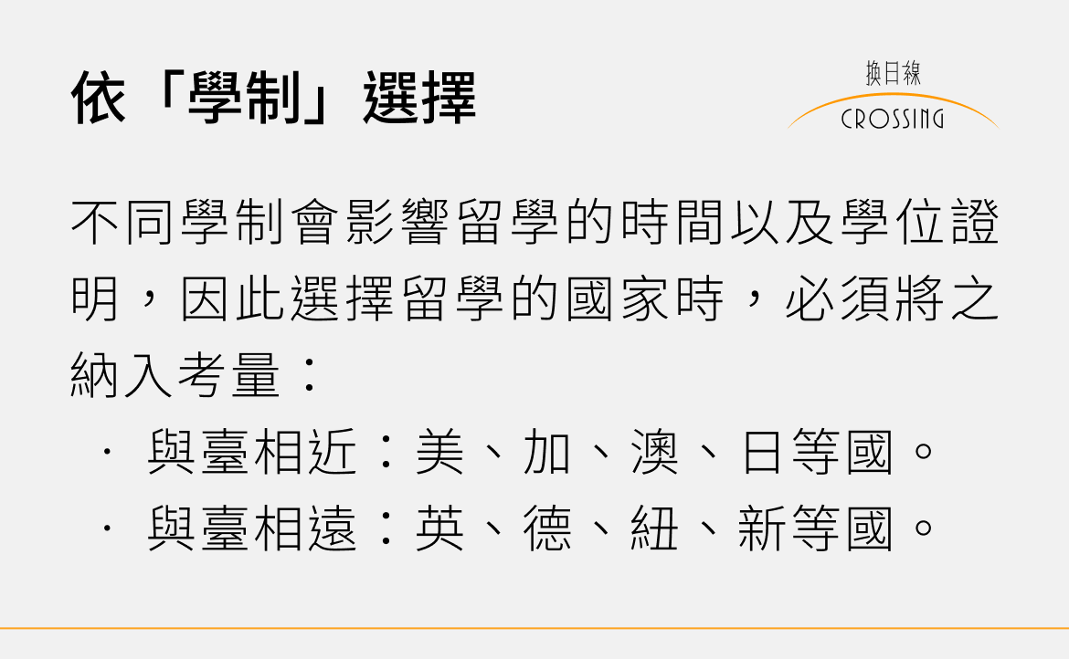 依「學制」選擇